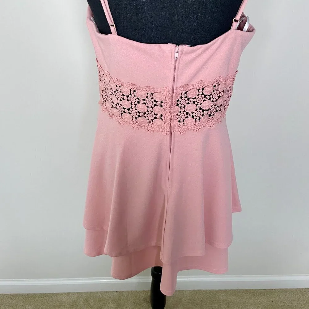 B.Darlin Pink Dress Size 13/14 - Picture 2 of 7